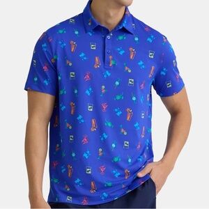 Birdiebound | Cocktail Drinks Graphic Polo Shirt